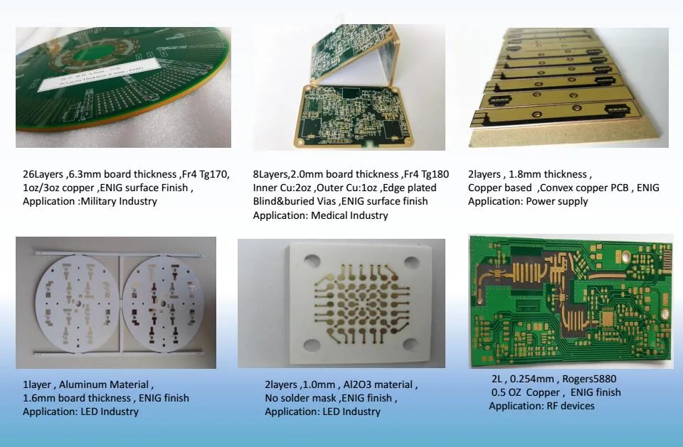 Single Sided Al2O3 Ceramic PCB with Enig Finished Circuit Board